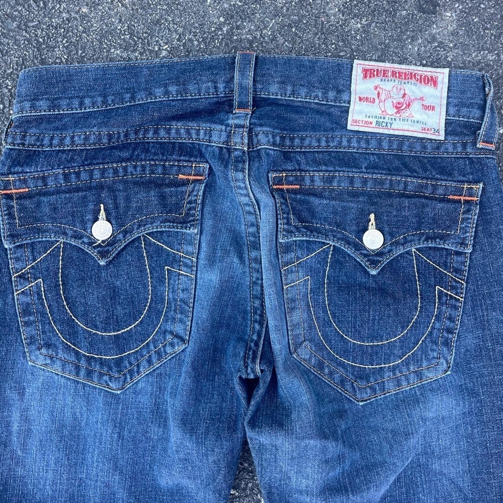 RARE Vintage True Religion Ricky Jeans size 33